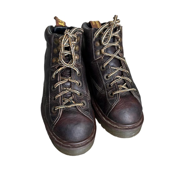 DR.MARTENS 8287 BROWN GRIZZLY CHUNKY LUG SOLE WORK BOOTS MEN SIZE7 main image 15